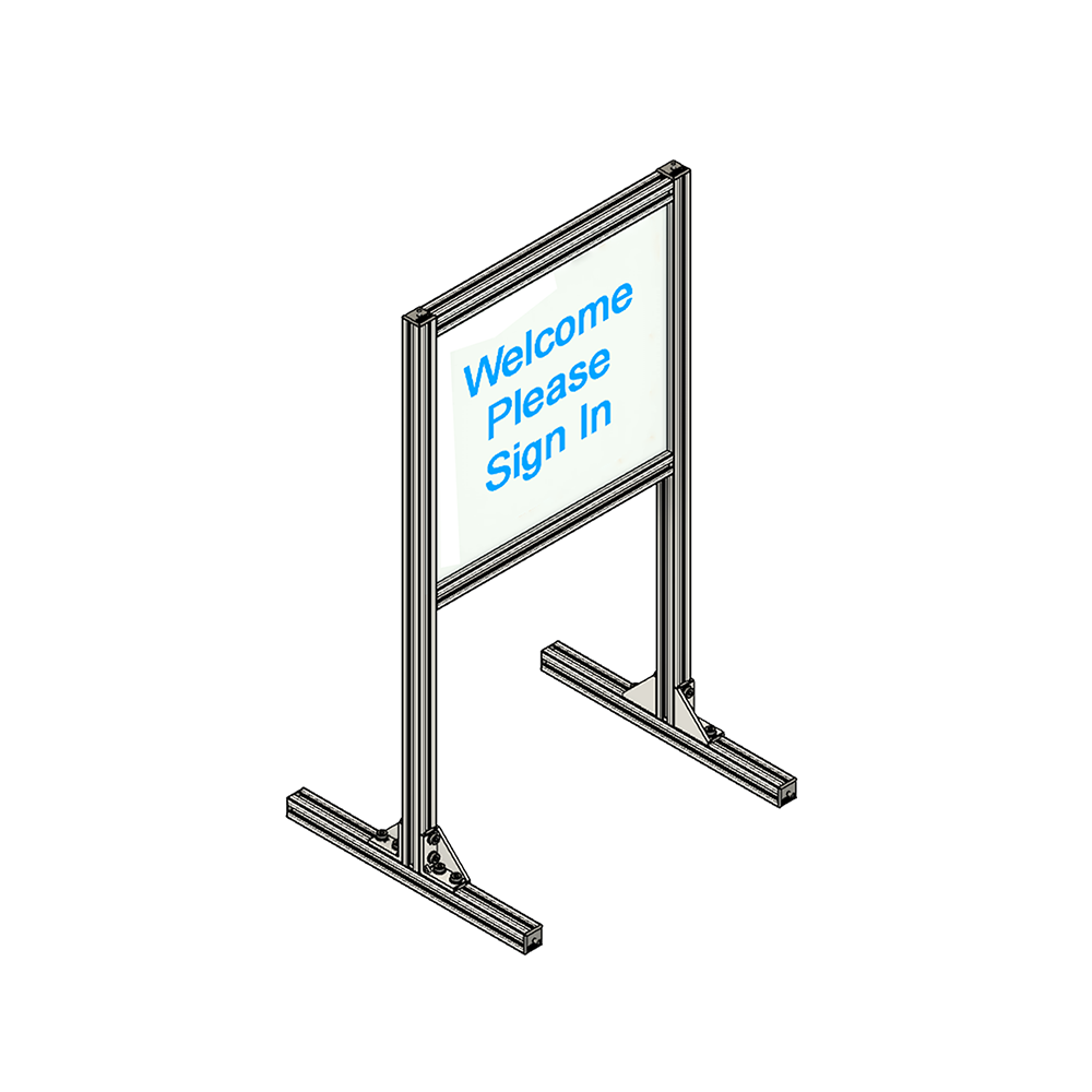 40-150-1SS MODULAR SOLUTIONS GUSSET BRACKET 30MM X 60MM WITH STAINLESS STEEL HARDWARE REINFORCEMENT ANGLE